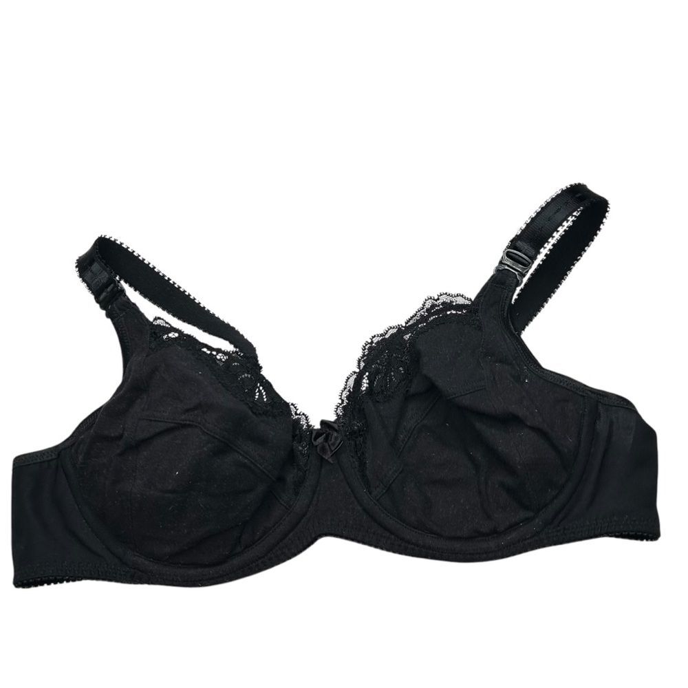 Le Mystere Black Underwire Bra 38B Lace Florence nursing bra
